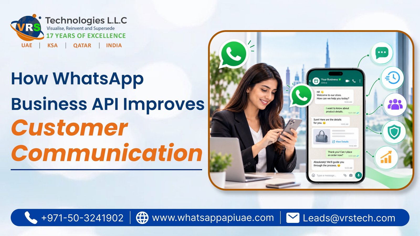 WhatsApp Business API Solution in Dubai How WhatsApp Business API Improves Customer Communication?